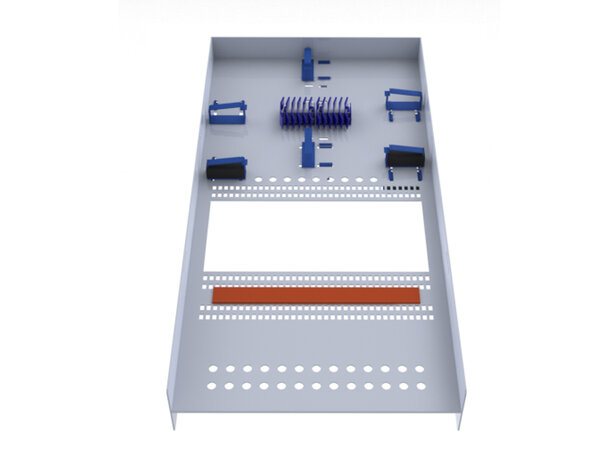 LM FlatPack skarvbox 192 Fiber 192 enkelskarvar, inkl. bricka 131 